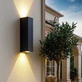 Comprar arandela de parede externa LED bidirecional moderna em alumínio resistente barato ou em promoção